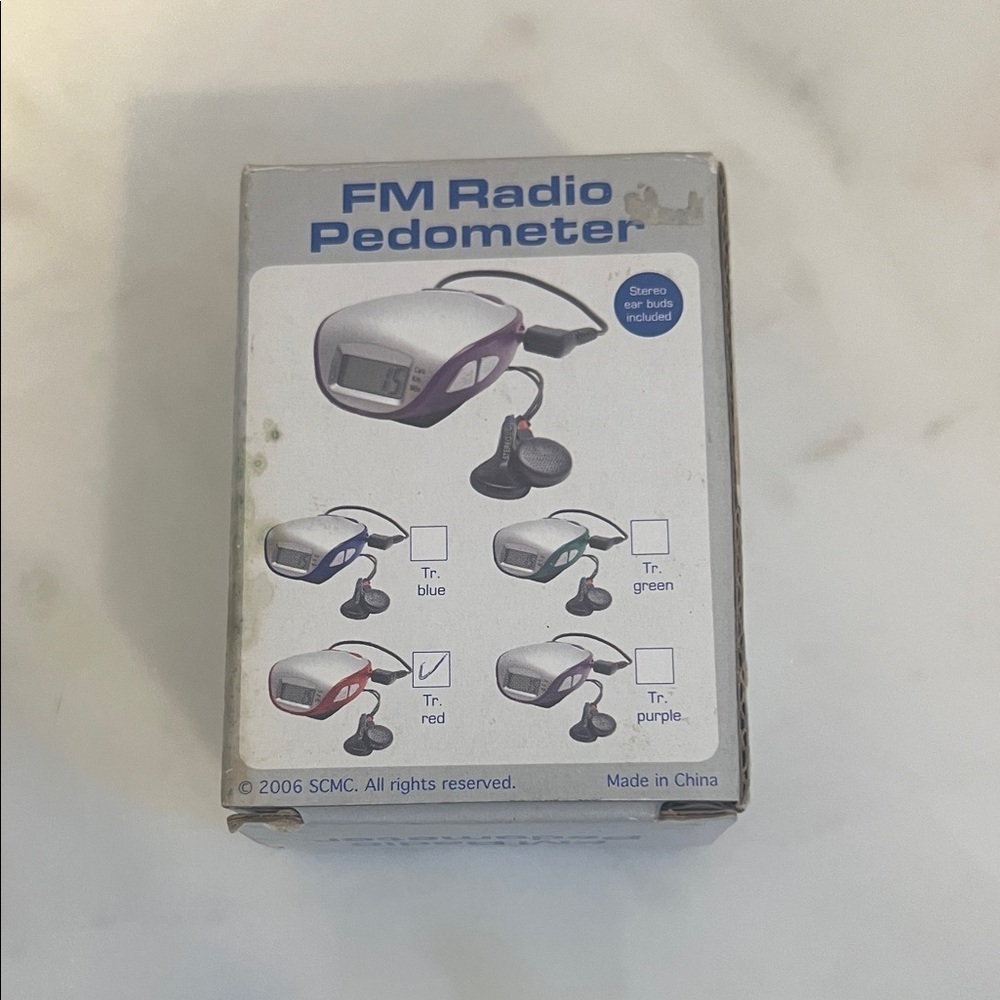 FM Radio Pedometer - Purple